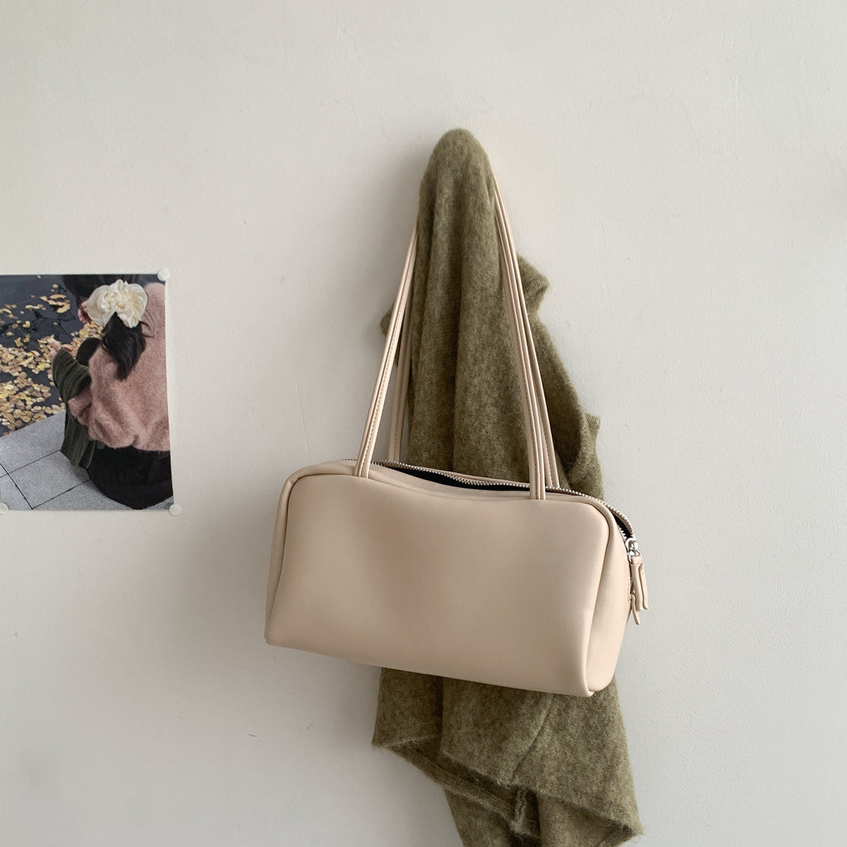 Trendy Solid Color Boston Shoulder Bag 6W10BBG2356