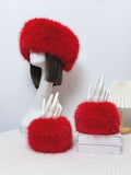 Faux Fur Headband Wrist Cuffs - DippedShop Wholesale - #9203