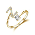 Simple Gold Plated Rhinestone - DippedShop Wholesale - #3683