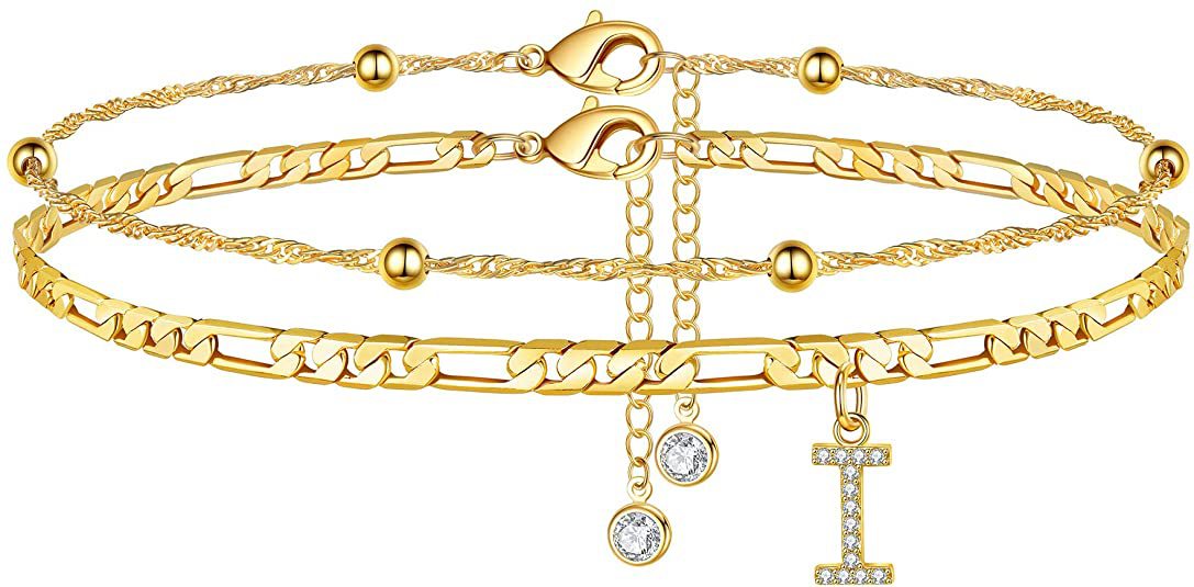 Trendy Initial Letter Gold Pla - DippedShop Wholesale - #4307