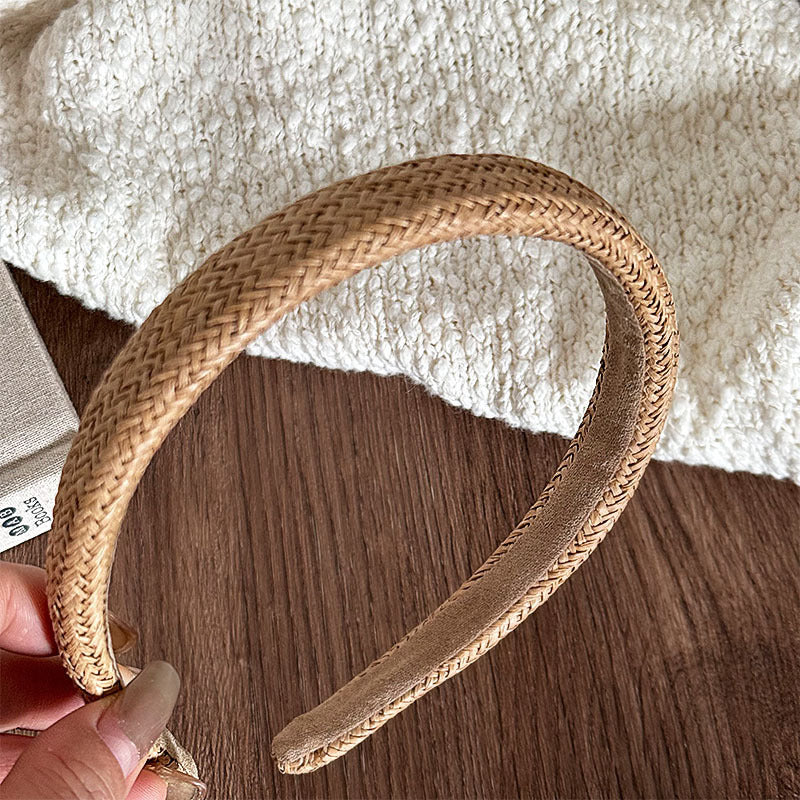 Stylish Hand Woven Hollow Out Wide Headband MK2SPM6W6HBD02