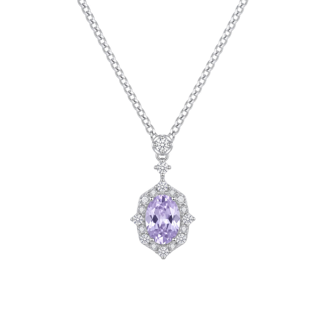 Rhinestone Pendant Choker Necklace - DippedShop Wholesale - #3731