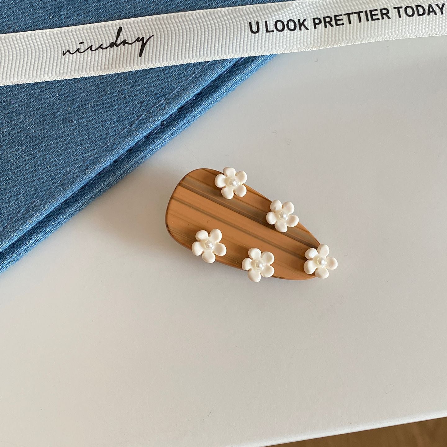 Cute Flower Barrette - DippedShop Wholesale - #7267