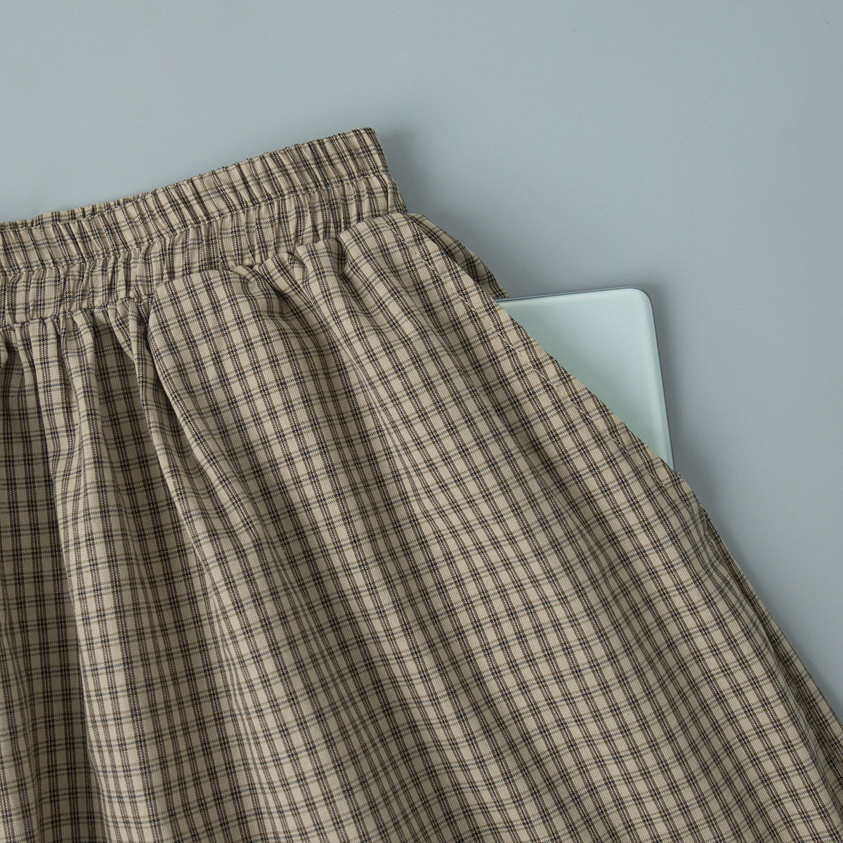 Retro Plaid Lantern Pants - DippedShop Wholesale - #8131