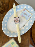 Polka Dots Stars Silicone Watch Band 6W6JWA143