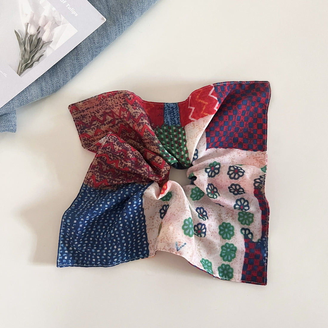 Scarf Hair Scrunchie - DippedShop Wholesale - #9155