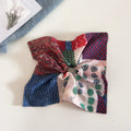 Boho Style Color Block Scarf Hair Scrunchie 6W6HSR475