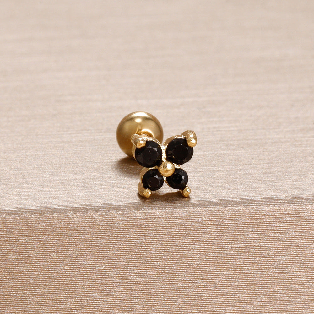 Trendy Gold Plated Butterfly P - DippedShop Wholesale - #5171