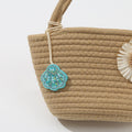 Stylish Handmade Beaded Shell Pendant Keychain 6W10BBC785
