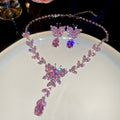 Stylish Rhinestones Tassel Choker Necklace 6W6JNC978