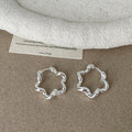 Chunky Hollow Geometric Hoop Earrings - DippedShop Wholesale - #7699