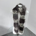 Fluffy Leopard Print Scarf - DippedShop Wholesale - #9299