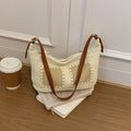 Boho Straw Shoulder Bag - DippedShop Wholesale - #7107