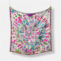 Abstract Silk Square Scarf - DippedShop Wholesale - #2211