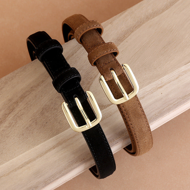 Suede Adjustable Waist Belt - DippedShop Wholesale - #4723