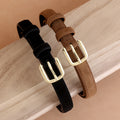 Fashion Suede Solid Color Adjustable Waist Belt 6W6JBT151