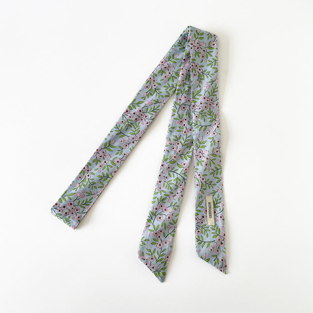 Floral Print Long Scarf - DippedShop Wholesale - #0339