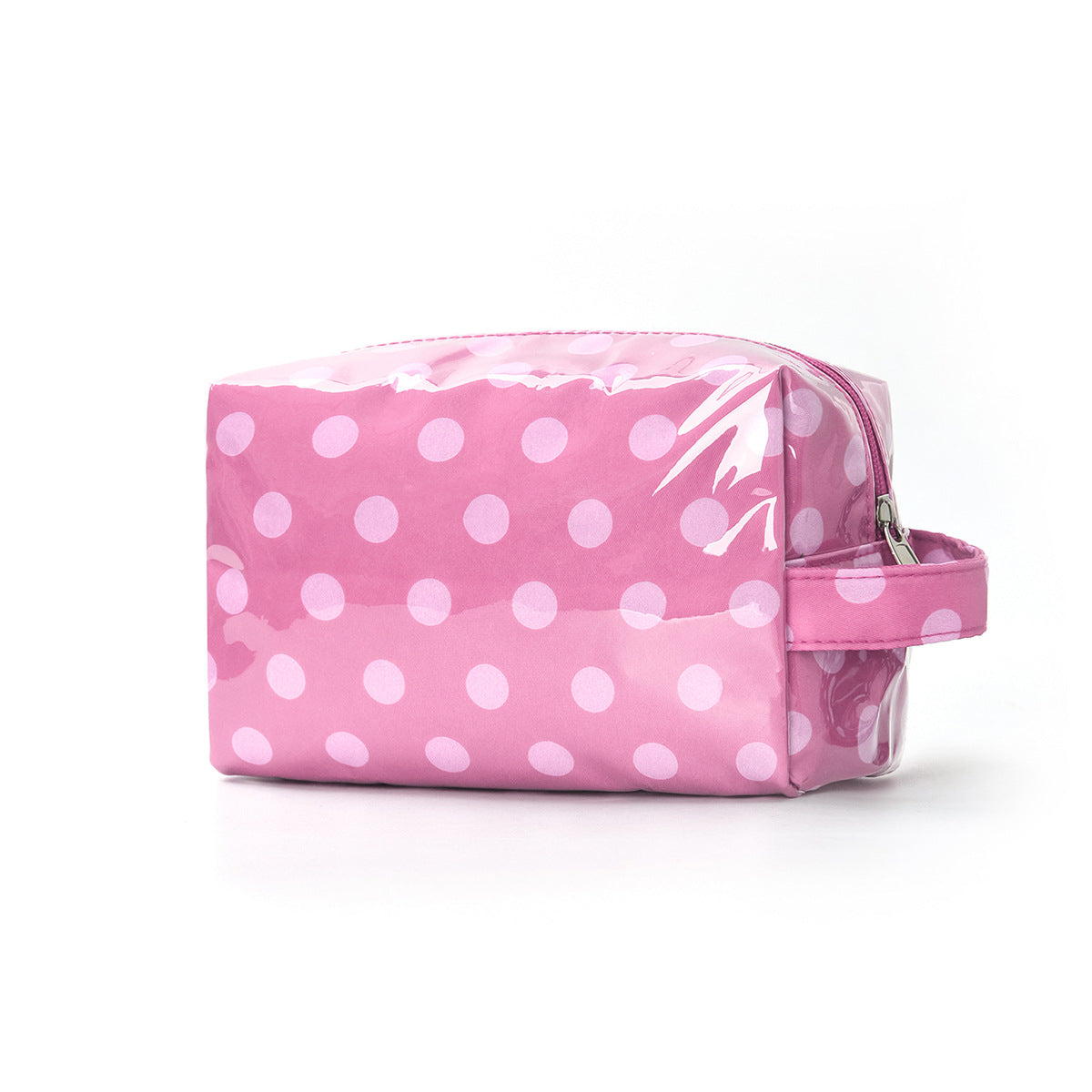 Simple Color Block Striped PVC Cosmetic Bag MK2BLW6C5CO07