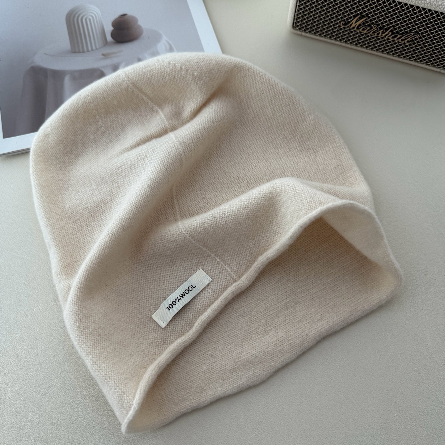Wool Blend Color Block Beanie - DippedShop Wholesale - #7331