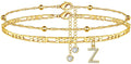 Trendy Initial Letter Gold Pla - DippedShop Wholesale - #6899