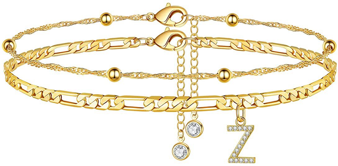 Trendy Initial Letter Gold Pla - DippedShop Wholesale - #6899