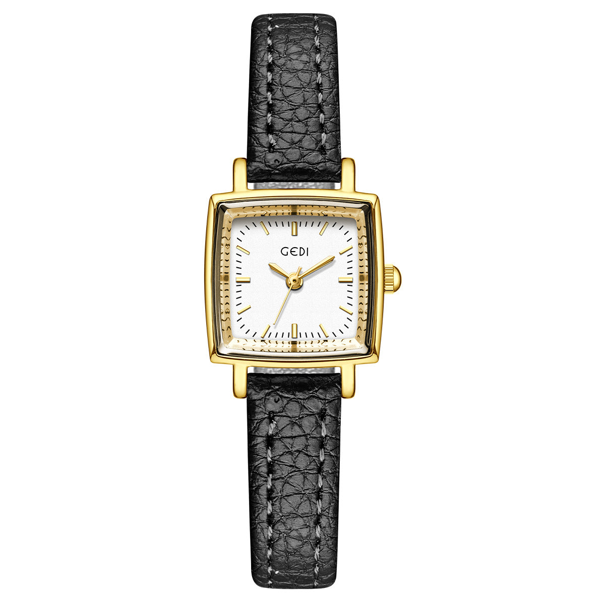 Vintage Square Dial Quartz Leather Strap Watch MK2SSAS6W6JWA03