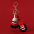 Cute Handmade Crochet Badminton Racket Keychain MK2ZCAS6W10BBC69