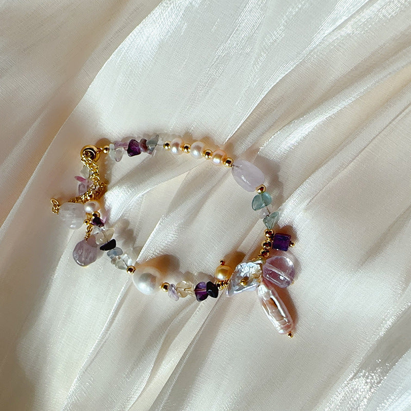 Vintage Stone Beaded Bracelet - DippedShop Wholesale - #4275