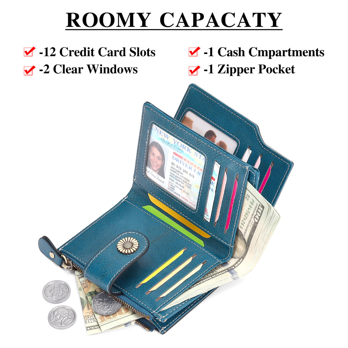 RFID Blocking Bifold Wallet - DippedShop Wholesale - #6227