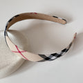Vintage Plaid Print Non Slip Thin Headband MK2PIM6W6HBD72