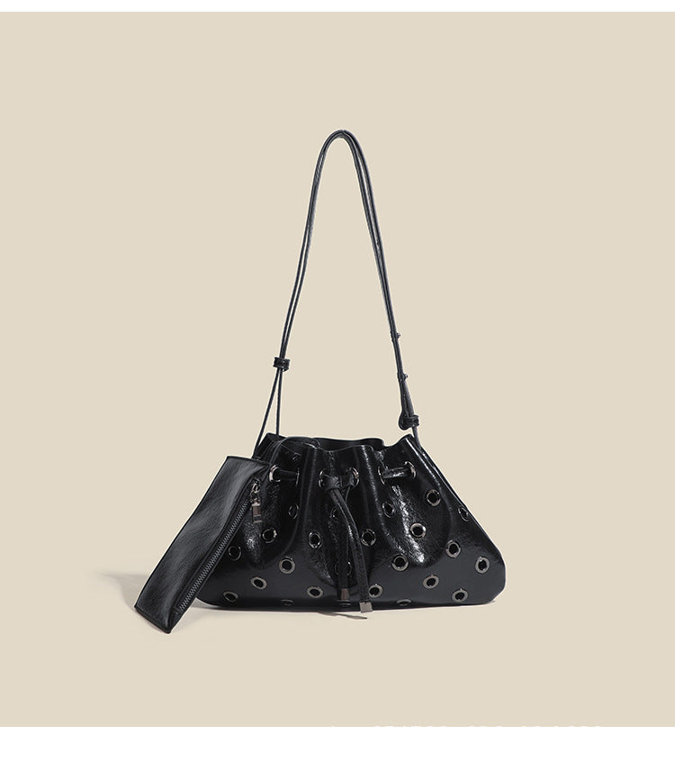 Hollow Out Studded Crossbody Bag - DippedShop Wholesale - #6179