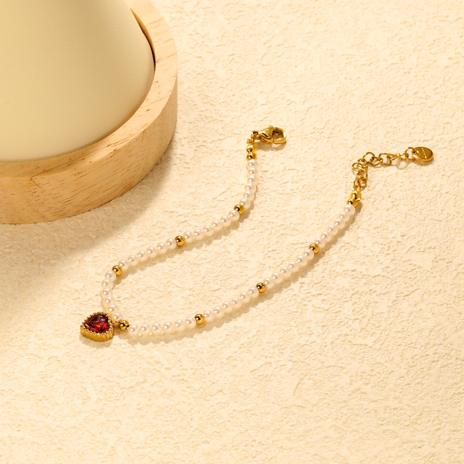 Colorful Heart CZ Bracelet - DippedShop Wholesale - #7203