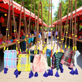 Simple Color Block Plaid Tassel - DippedShop Wholesale - #4035