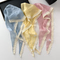 Elegant Lace Trim Breatheable Triangle Head Scarf MK2BW6W6NSI14