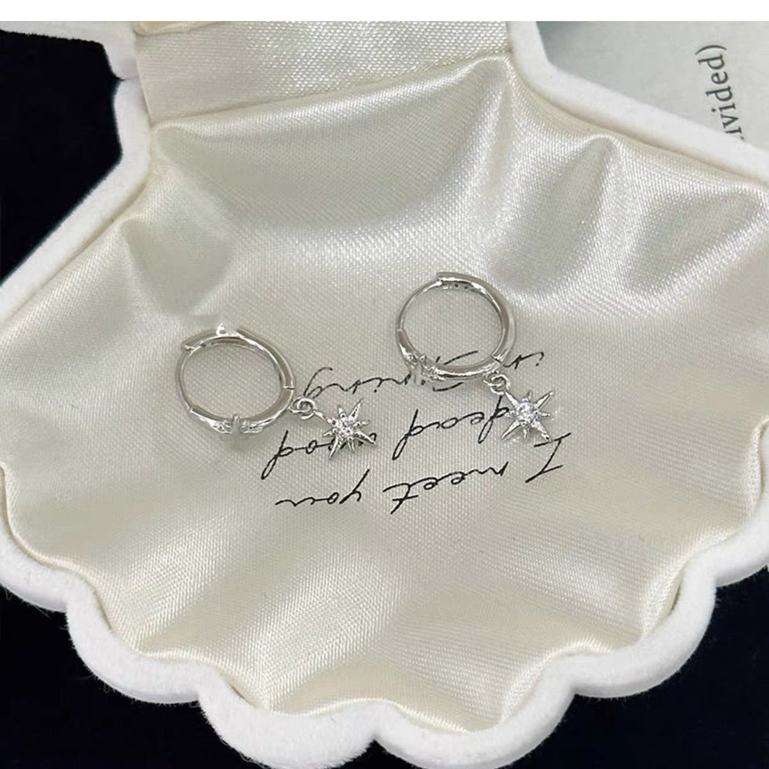 Star Hoop Earrings - DippedShop Wholesale - #1299
