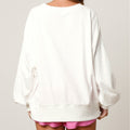 Color Block Sequin Sweatshirt - DippedShop Wholesale - #2195