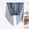 Simple Color Block Polka Dots Silk Scarf 6W6NSI216