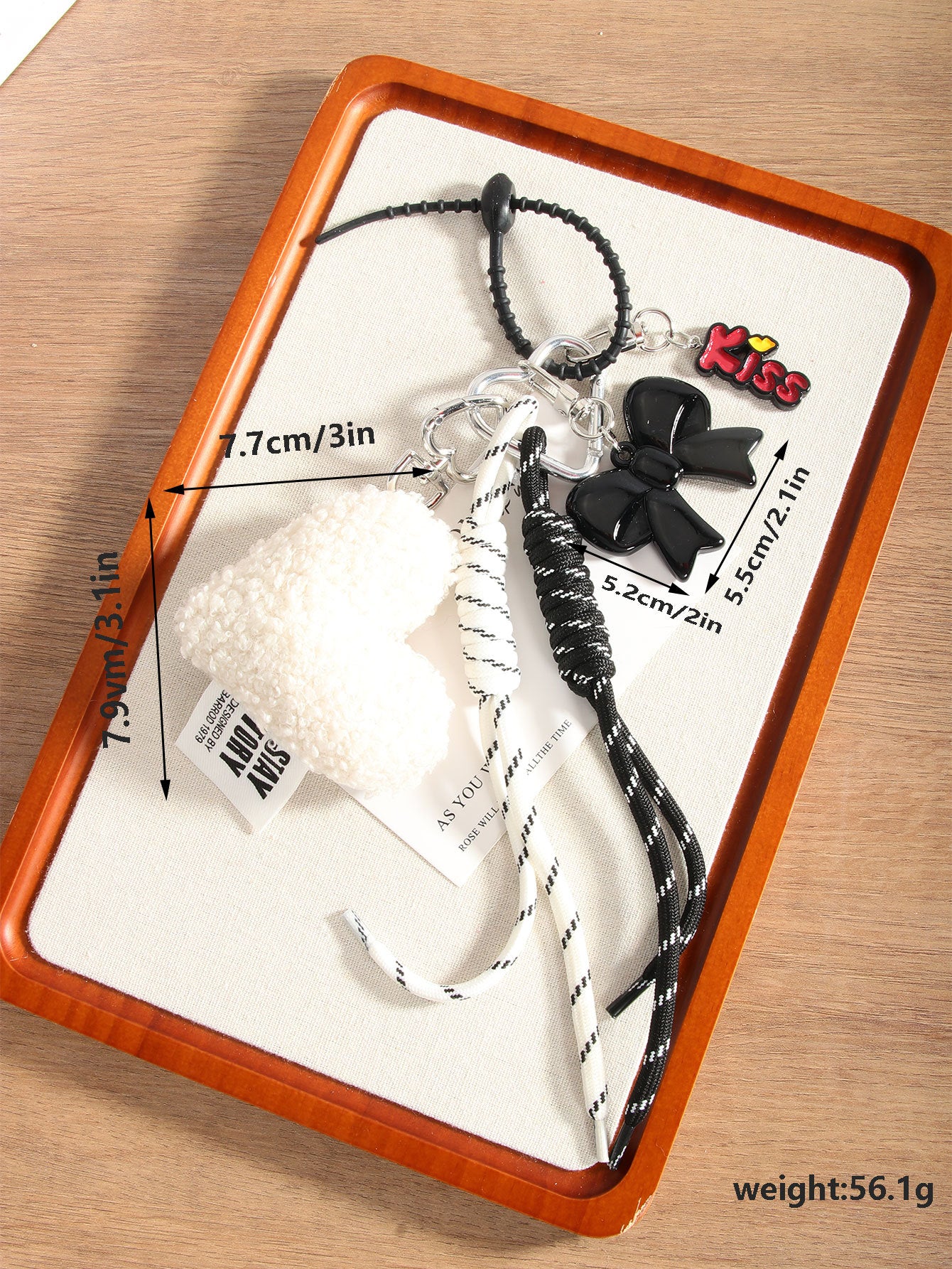 Bow Keychain Bag Charm - DippedShop Wholesale - #4755