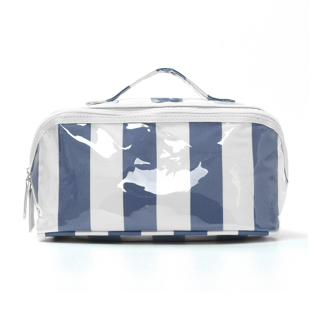 Stylish Striped Waterproof PVC Cosmetic Bag MK2BLW6C5CO21