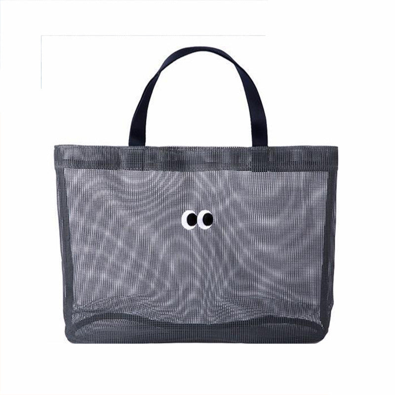 Cute Cartoon Mesh Hollow Out Stroage Bag 8BW6BOB401L