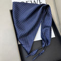 Chic Solid Color Floral Print Silk Scarf 6W6NSI215