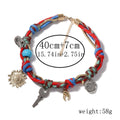 Stylish Rope Braided Key Pendant Necklace 6W6JNC624
