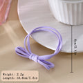Minimalist Solid Color Bowknot Elastic Hair Tie MK2BW6W6HHT01