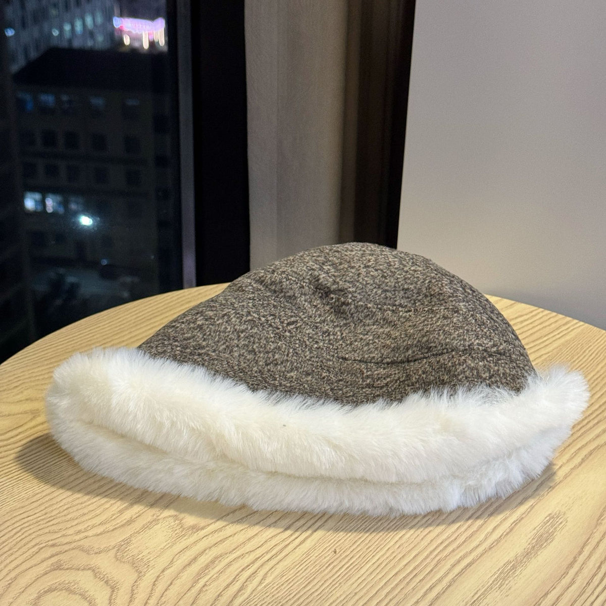 Plush Rolled Cuff Bucket Hat - DippedShop Wholesale - #0467