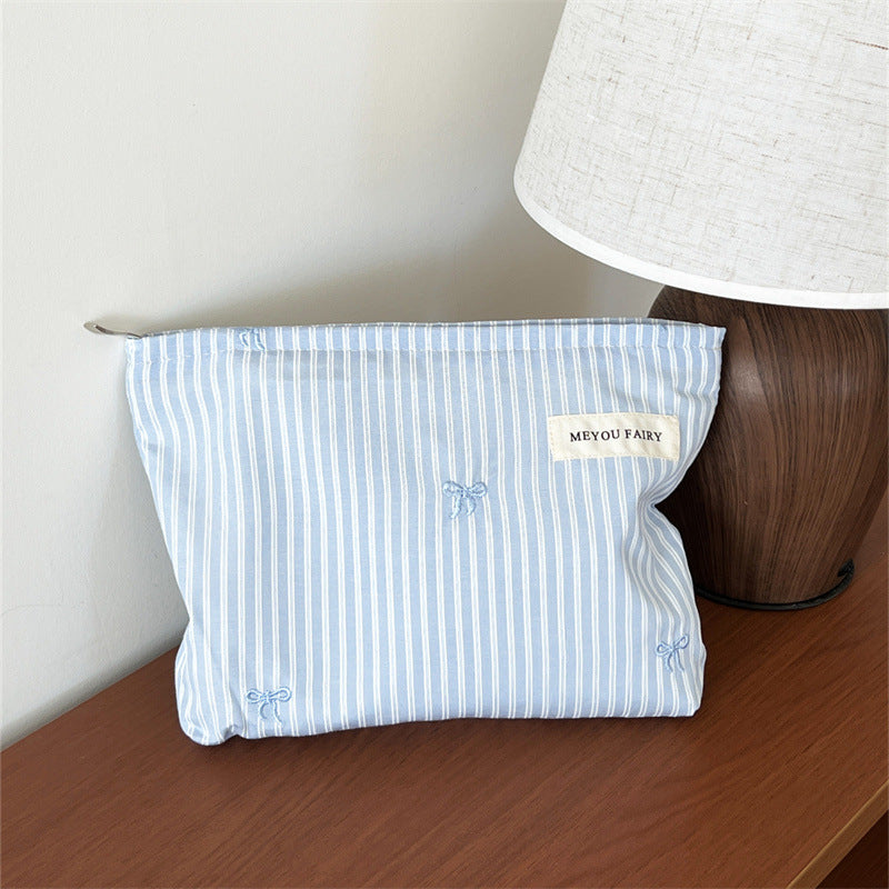Striped Makeup Bag - DippedShop Wholesale - #5411