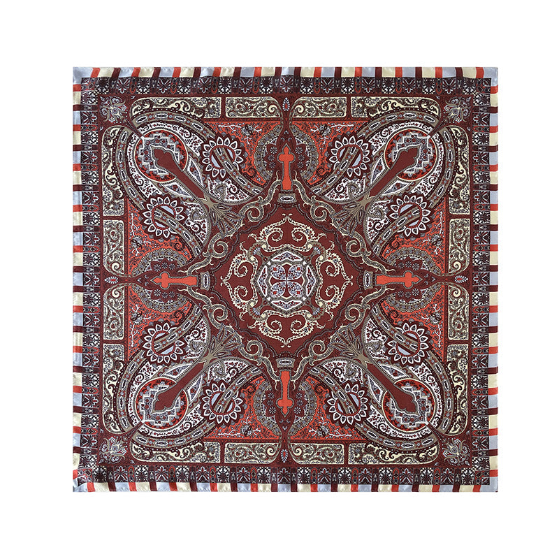 Boho Paisley Print Handbag Accessory Head Scarf MK2BW6W6NSI29
