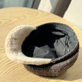 Tweed Plaid Beret Hat - DippedShop Wholesale - #0659