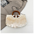 Handmade Shell Top Handle Evening Tote Bag 8BW6BBG421