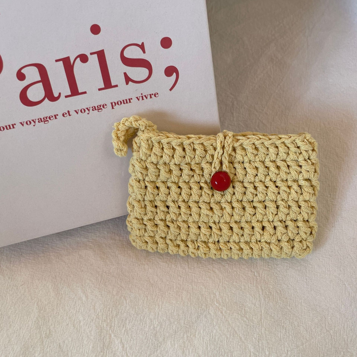 Crochet Mini Coin Purse - DippedShop Wholesale - #0195