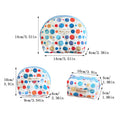 Colorful Polka Dots Quilted Shell Makeup Bag MK2BW6S10BOB123